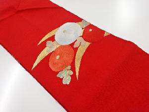 リサイクル　万寿菊模様織り出し名古屋帯